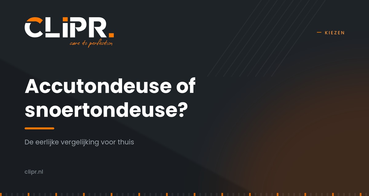 Accutondeuse hond of snoertondeuse: wat is beter?