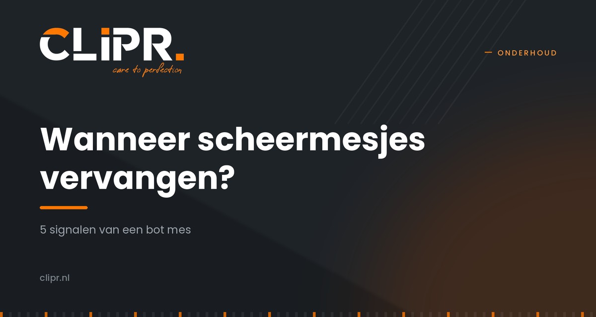 Scheermes vervangen tondeuse: 5 signalen bot mes
