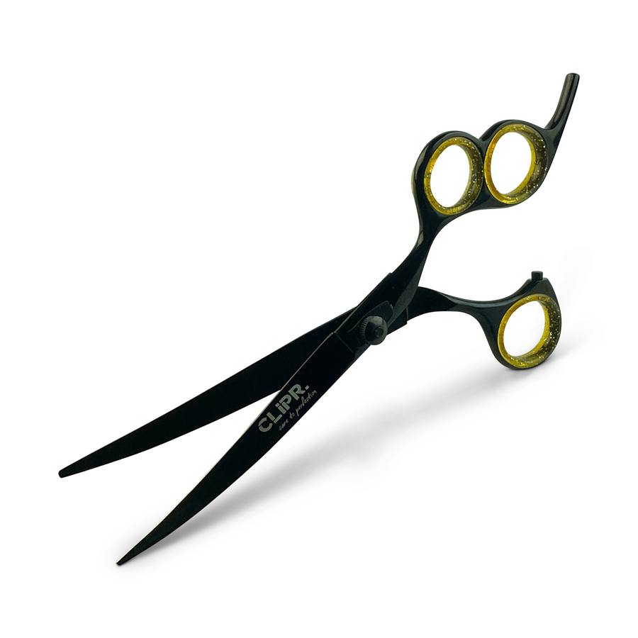 Clipr Scisr RazorEdge Ergo 3 Vingerogen trimschaar rechtshandig gebogen 8.5" — afbeelding 1